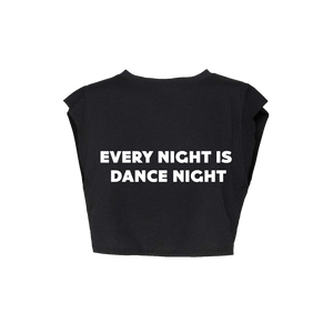 Collaboration - Every Night is Dance Night Festival Crop Tee